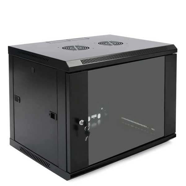 Rack Wall -6U - 6U Wall Cabinet 24" x 14 x 12". 6U, 600*450*370MM, Wall Mount, single Section, f